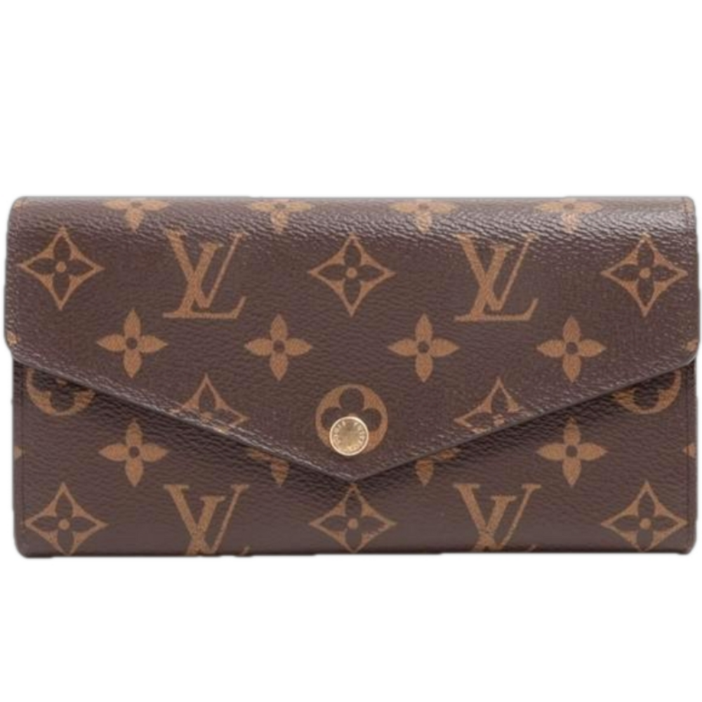 Authentic Louis Vuitton Monogram Portefeuilles Sarah  Long Wallets